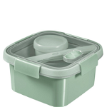 CURVER Lunch Smart Eco Lunchbox cutie pentru alimente 1,1 L, verde, CURVER