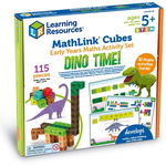 Set MathLink - Dinozauri, Learning Resources, 4-5 ani +, Learning Resources