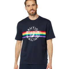 Imbracaminte Barbati Nautica Pride Graphic Sleep T-Shirt Navy, Nautica