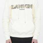 Lanvin Lanvin Curb Lace hoodie Silver