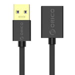 Cablu prelungitor Orico U3-MAA01-10-BK, USB 3.0 Male-Female, 1m (Negru)