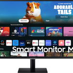 Monitor SMART SAMSUNG, TV Experience, LS27DM500EUXDU, 27  , 4ms, Full HD, Alb, HDR10, HDMI