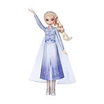Hasbro - Papusa interactiva Printesa Elsa , Disney Frozen 2,  Cu lumini, Cantand
