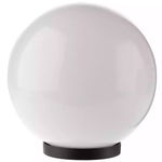 Corp de iluminat pentru exterior Sfera H 21 cm, D 20 cm opal, Inovius