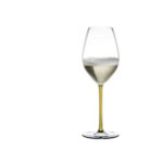 Pahar pentru sampanie si vin spumant, din cristal Fatto A Mano Champagne Wine Galben, 445 ml, Riedel