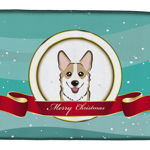 Caroline`s Treasures Absorbant Vas de uscare Mat pentru bucătărie Counter Sable Corgi Merry Christmas Dish D Multicolore 14 x 21, 