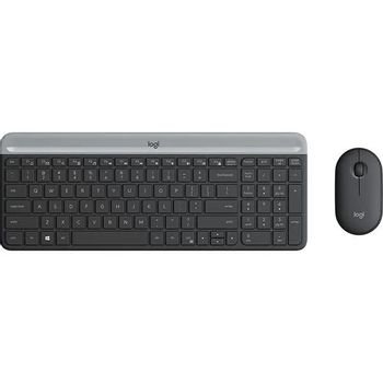 Kit tastatura + mouse Wireless LOGITECH MK470, Graphite