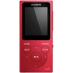 Sony Sony Walkman NW-E394B MP3 Player, 8GB, Red, Sony