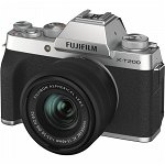 Fujifilm X-T200 Kit Aparat Foto Mirrorless cu obiectiv 15-45mm Argintiu
