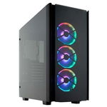 Carcasa Obsidian Series 500D RGB SE Premium, Middle Tower, fara sursa, ATX, neagra Carcasa Corsair Obsidian Series 500D SE RGB, MidTower (Negru), Corsair