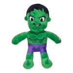 Jucarie de plus Malvys®, Hulk Marvel, cu sunet, Verde, 40 cm