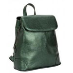 Rucsac din piele naturala RC97ADR-VERDE