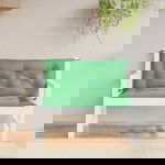 vidaXL Perne bancă de grădină 2buc., verde,100x50x7cm, țesătură oxford