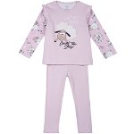 Pijama copii Chicco, bluza si pantalon, roz, 31335