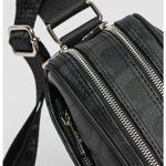 U.S. Polo Assn., Geanta crossbody cu model, Negru