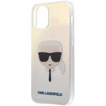 Husa iPhone 12 Mini Karl Lagerfeld Iridescent Karl's Head Multicolor