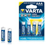 Baterie Varta LR03 1,5 V AAA High Energy (4 pcs) Albastru, Varta