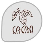 Sablon Plastic Rotund Decor Cacao O 26 cm