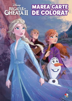 Disney. Regatul de gheaţă II. Marea carte de colorat, nobrand