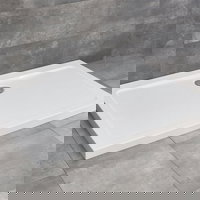 Cadita de dus dreptunghiulara, din acril, alba, 120x90x5 cm, Radaway Doros, Radaway