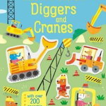 Little first stickers diggers and cranes, Usborne