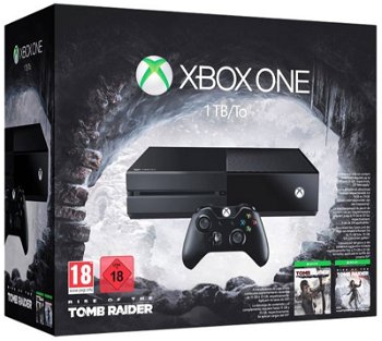 Consola Microsoft Xbox One 1TB + Rise of Tomb Raider + Tomb Raider Definitive Edition