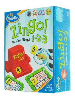 Thinkfun Joc de logica-Zingo-Number Bingo 4+Ani