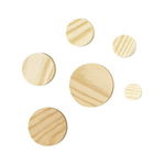 Set 40 Capace de mascare pentru suruburi, Wolfcraft, Lemn, 20mm, Bej