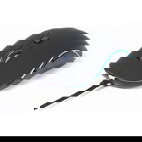 Mouse Gembird MUS-UL-02 Wired USB iluminare (Negru) Mouse Gembird MUS-UL-02 Wired USB iluminare (Negru)