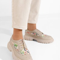 Zapatos Design Pantofi dama brogue Henise V3 multicolori