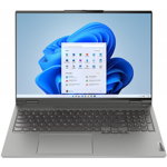 Laptop LENOVO ThinkBook 16P Gen 2 ACH, Procesor AMD Ryzen 7 5800H, 16" WQXGA, RAM 16GB, SSD 1TB, Placa video dedicata nVidia GeForce RTX 3060 6GB, Fara sistem de operare, Mineral Grey