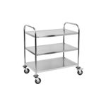 Carucior pentru servit YATO inox 860X530X95 cm, YATO