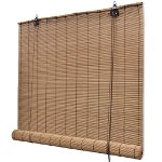 Jaluzele rulabile, 140 x 160 cm, bambus natural