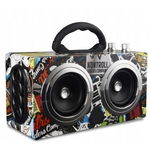 Boxa wireless portabila, model retro, multicolor, 