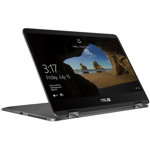 Laptop 2in1 Asus ZenBook Flip UX461FN-E1027R (Procesor Intel® Core™ i7-8565U (8M Cache, up to 4.60 GHz), Whiskey Lake, 14" FHD, 8GB, 512GB SSD, nVidia GeForce MX150 @2GB, Win10 Pro, Gri)