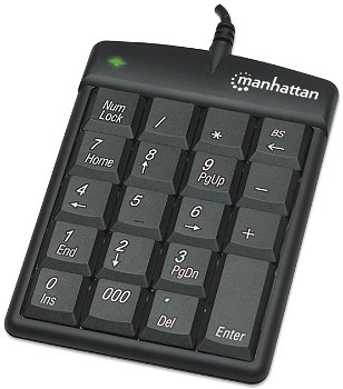 Tastatura numerica USB 2.0 176354 Manhattan VE-KEYPAD-176354-MNH