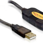 Cablu prelungitor activ USB 2.0 Delock 82446, 10m