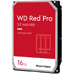 HDD NAS WD Red Pro CMR (3.5'', 16TB, 512MB, 7200 RPM, SATA 6Gbps, 300TB/year), Western Digital