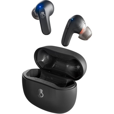 Skullcandy Casti SKULLCANDY Rail S2RLW-Q740, True Wireless, Bluetooth, In-Ear, Microfon, Negru, Skullcandy