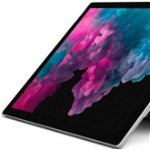 Tableta Microsoft Surface Pro 6, Procesor Intel® Core™ i5-8250U, PixelSense 12.3", 8GB RAM, 256GB SSD, 8MP, Wi-Fi, Windows 10 Home (Argintiu)