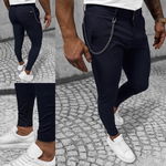 Pantaloni barbati casual bluemarin + lant 12099 32 4-2.3, 