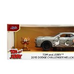 Masinuta diecast Jada Toys cu figurina - Jerry, Dodge Challenger Hellcat 1:24