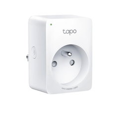 Priza smart TP-Link Mini Tapo P110M, Wi-Fi, compatibila Matter, monitorizare consum energie, control vocal, 16A, compatibil cu Android / iOS, Amazon Alexa si Google Assistant, 220-240V, Alb