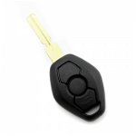 BMW - carcasa cheie cu 3 butoane si lama cu 4 piste - calitate premium! - CARGUARD, Carguard