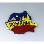 Magnet de frigider - Romania, Harta tricolor