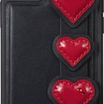 Kingxbar Husă cu gel Kingxbar Sweet Series decorată cu cristale Swarovski originale cu suport iPhone 12 Pro Max negru, Kingxbar