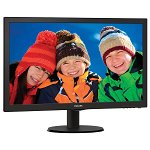 Monitor LED PHILIPS 233V5LSB/00, 23" Full HD, negru, PHILIPS
