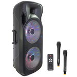 Boxa Autonoma Led 2x15 Inch 250w Rms Cu Usb/sd/bt/fm, IBIZA