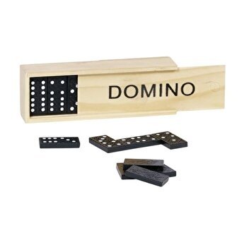 Joc Domino, in cutie de lemn