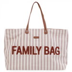 Geanta Childhome Family Bag Nude Alb, Childhome